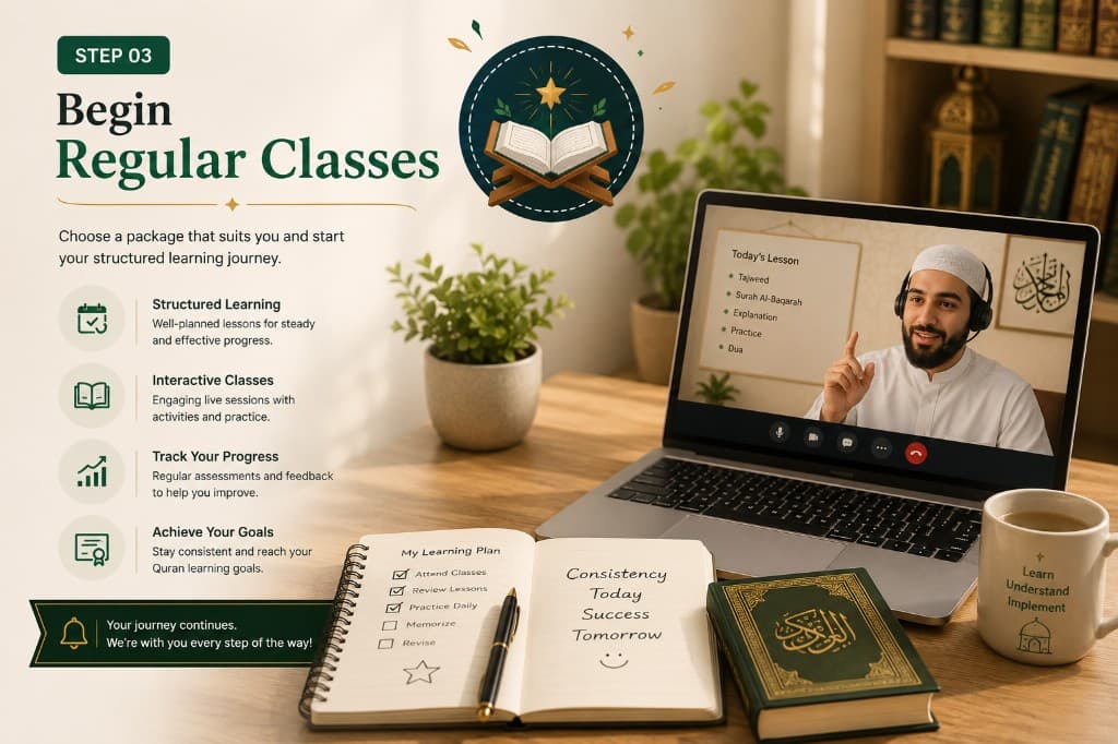 Begin regular classes